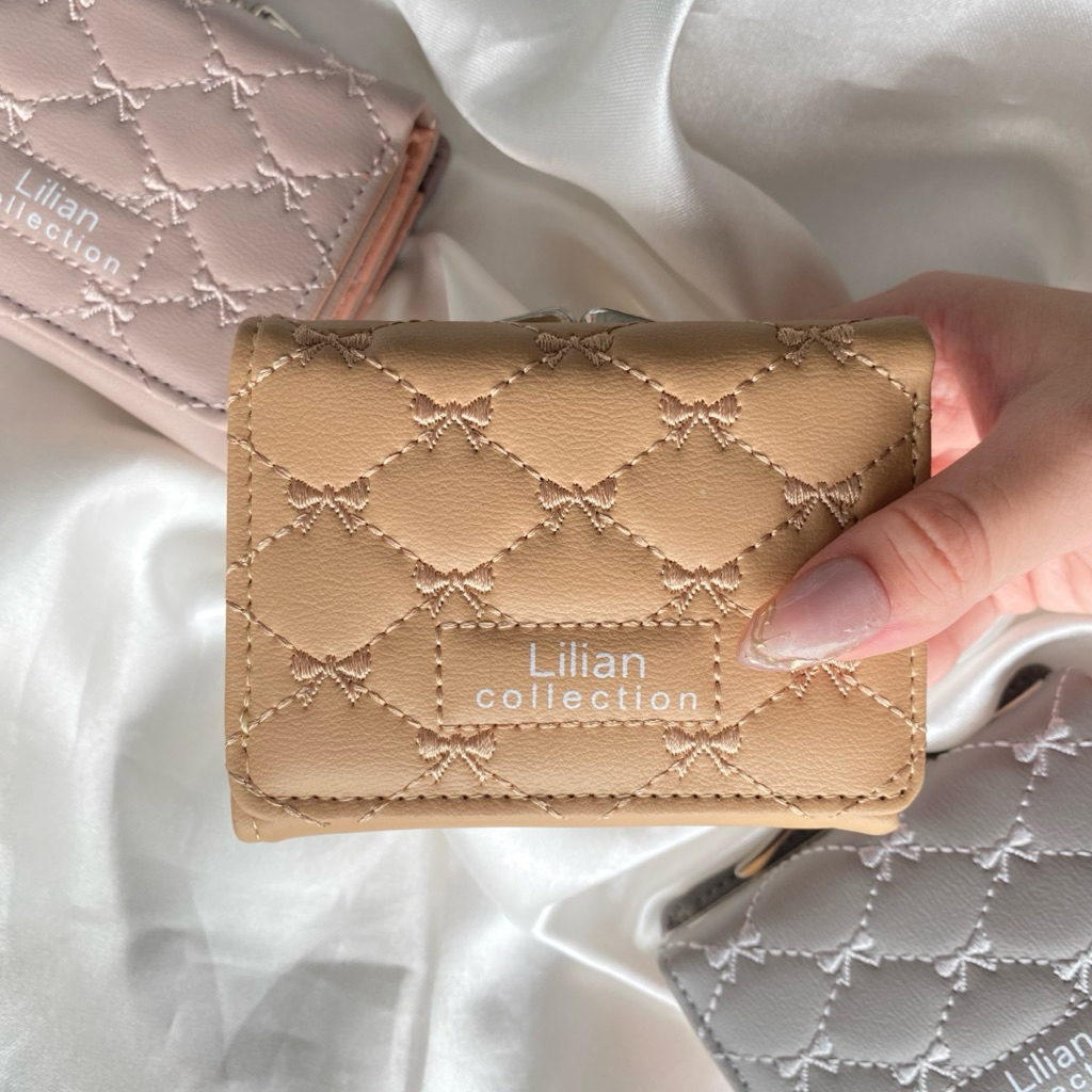 Dompet Lipat Mini - Ribbon / Dompet Lipat Dompet Mini Dompet Kecil Fashion Dompet Wanita dan Dompet 