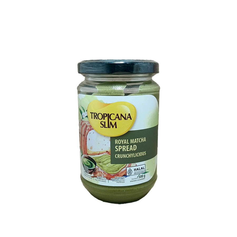 

TROPICANA SLIM ROYAL MATCHA SPREAD CRUNCHYLICIOUS 300 G