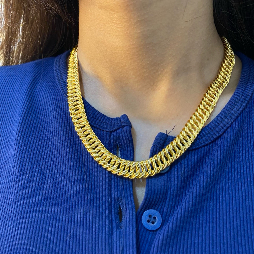 Kalung coco lipan lebar 1 cm