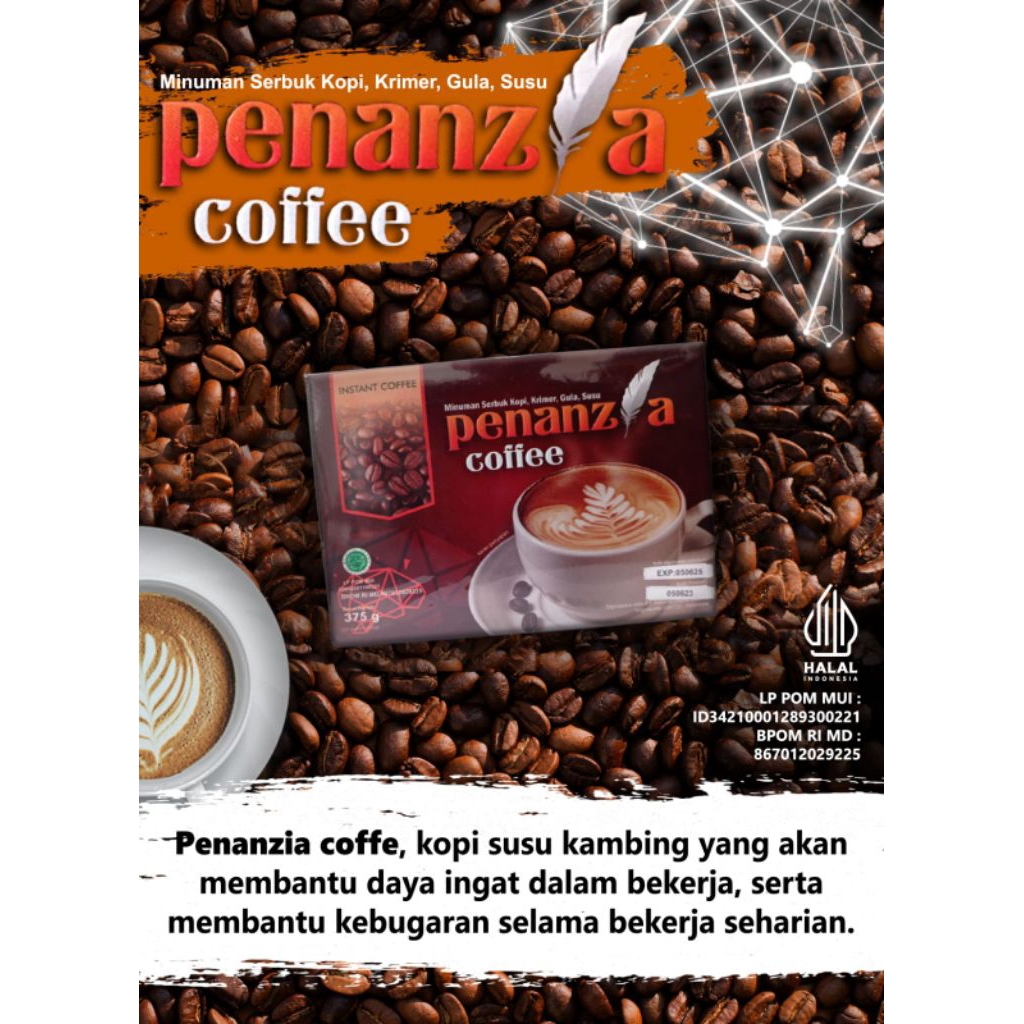 

Penazia Kopi Premium - Kopi Susu Kambing Etawa | Bantu Daya Ingat & Kebugaran (15 Sachet)