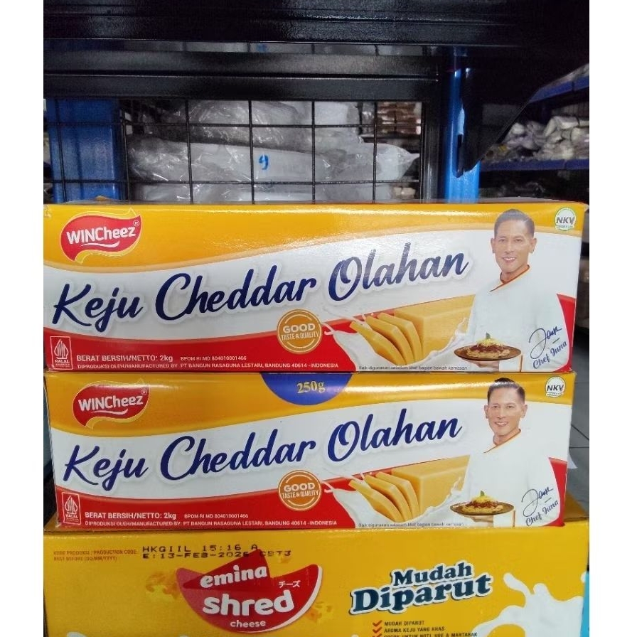 

Keju Wincheez Box 8x250g