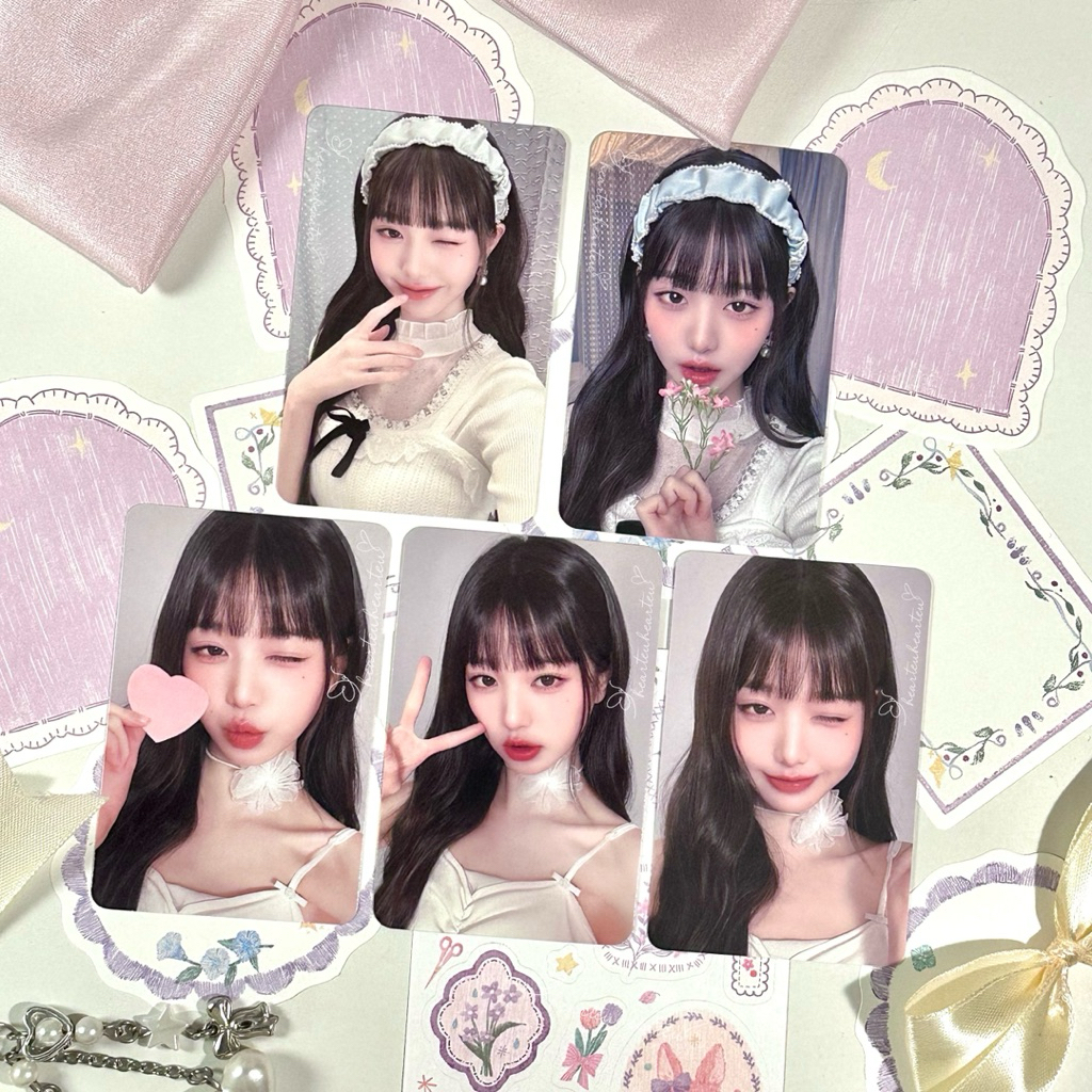 HEARTEUHEARTEU - [READY STOCK] IVE JANG WONYOUNG OFFICIAL PHOTOCARD SHARING & COMPLETE POB BENEFIT