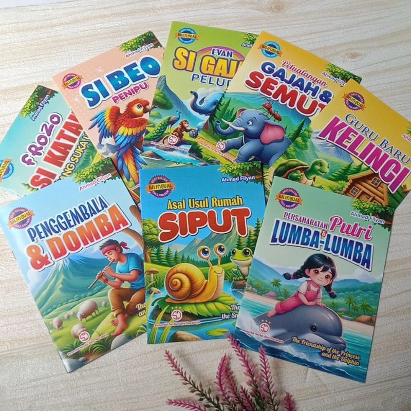 OBRAALL. PAKET (10 Buku) Cerita Anak Bergambar / Buku Cerita Hewan Fabel / cerita rakyat