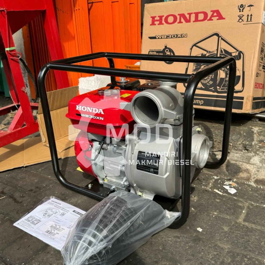 WB30XN HONDA POMPA AIR IRIGASI BENSIN 4 TAK MESIN GX160 HONDA WATER PUMP WB 30 XN
