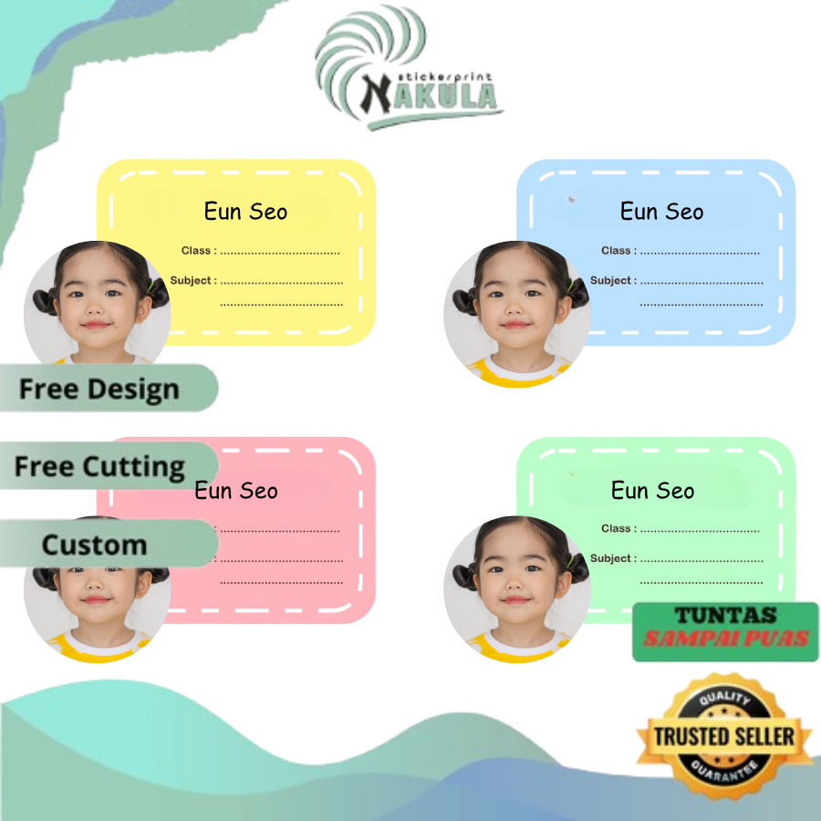 

STIKER LABEL PELAJARAN CUSTOM FOTO DAN NAMA UNTUK BUKU TULIS