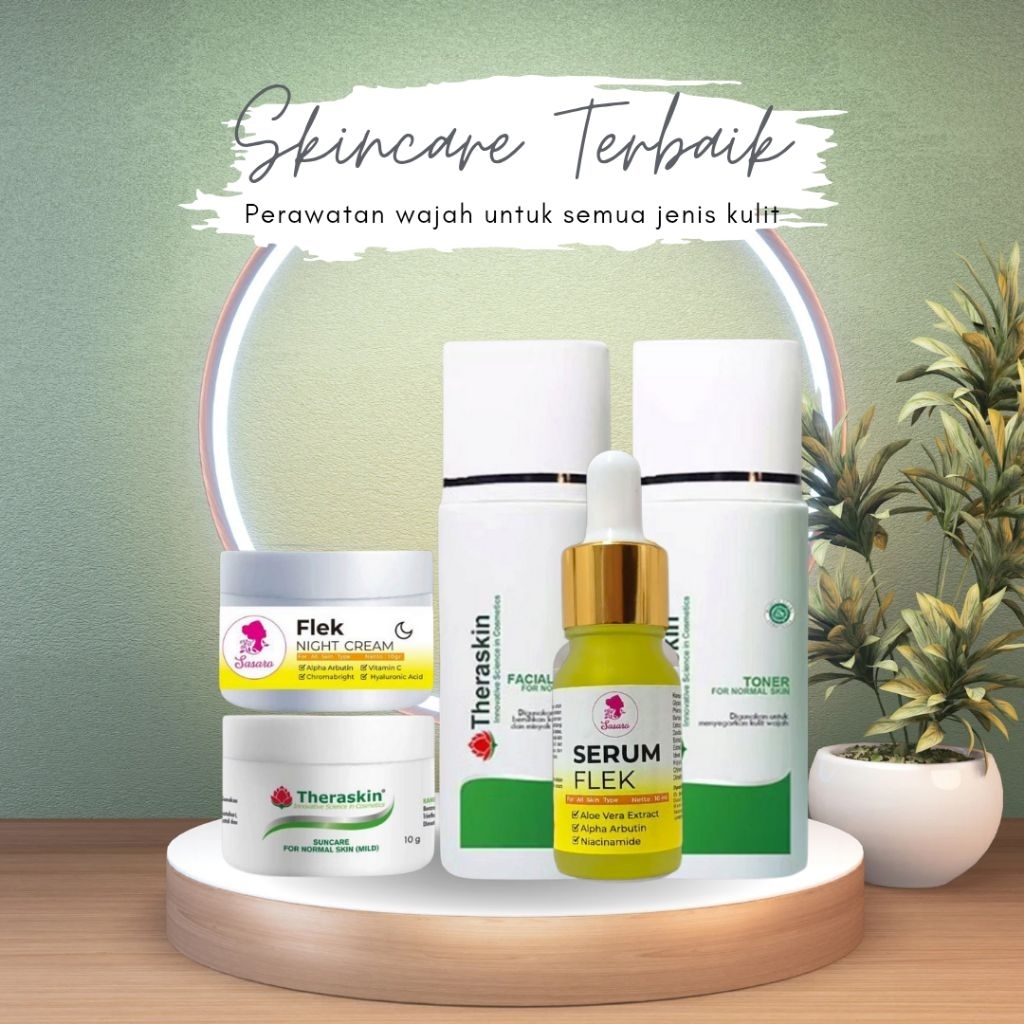 THERASKIN 5 IN 1 (SERUM FLEK) PAKET FLEK SASARO