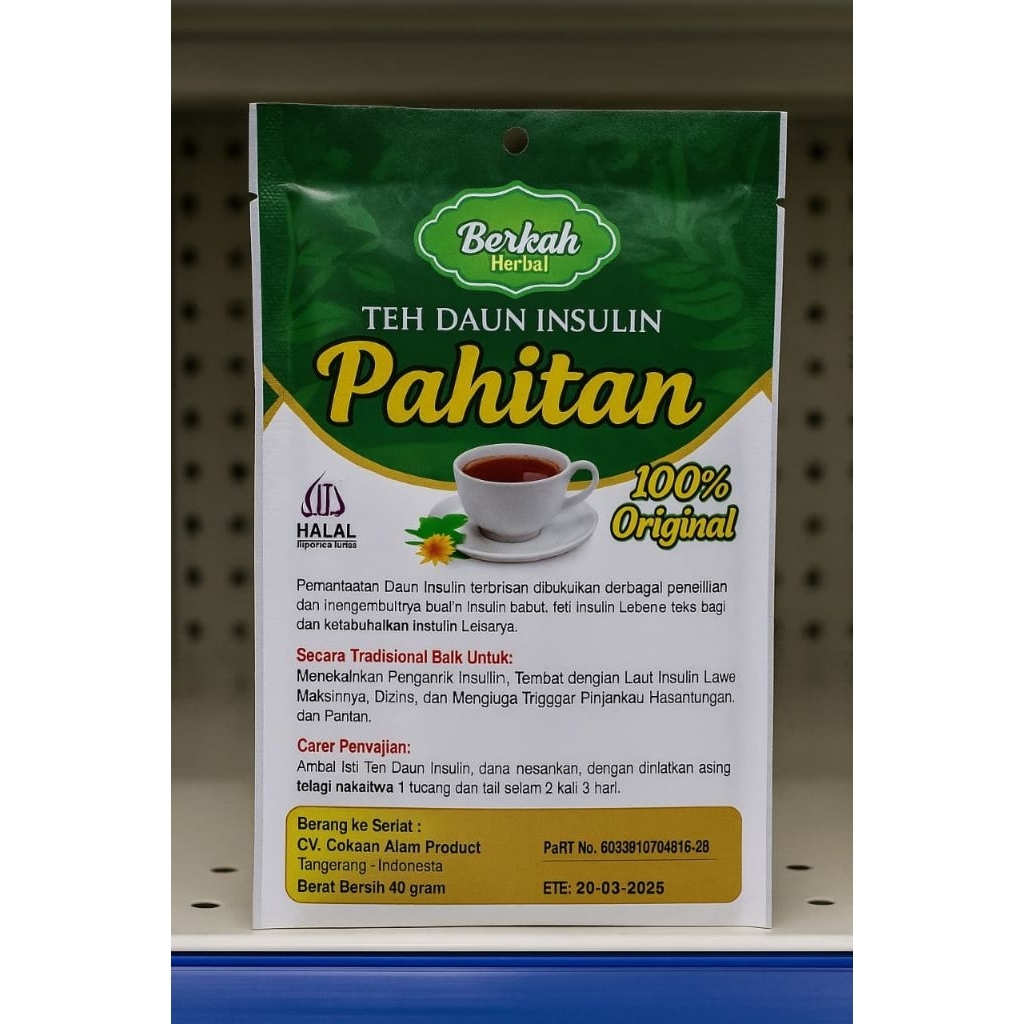 

insulfit Teh curah daun yakon pahitan isi 40grm pcs