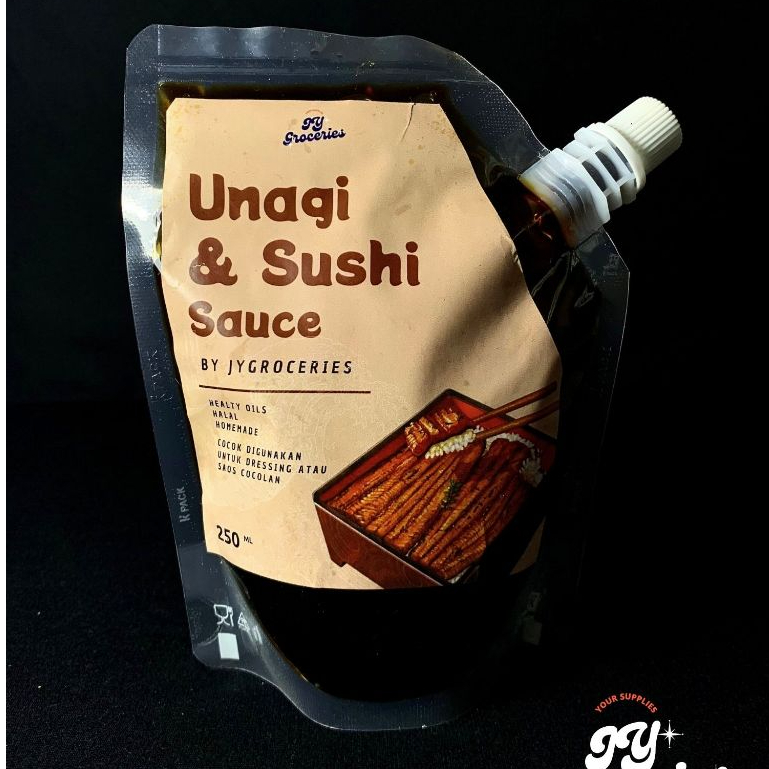 

Saos Saus Unagi / Sushi Halal Sauce 500 Gr -1 Kg JY Groceries