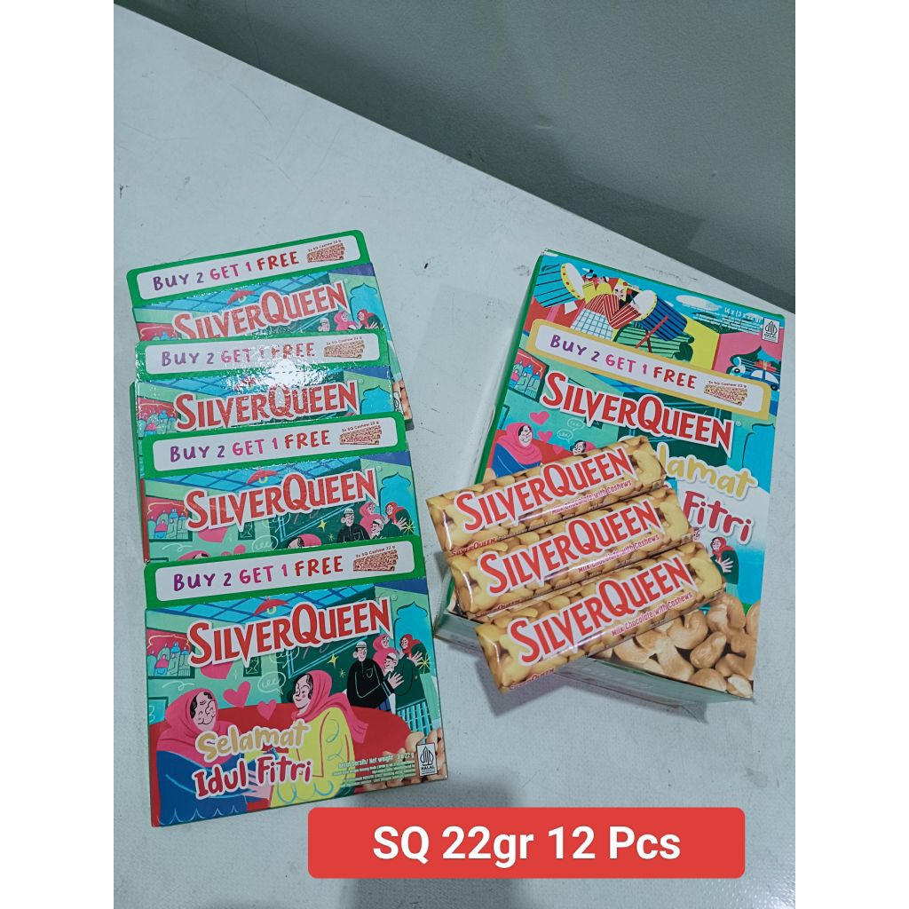 

Silverqueen Cashew 22 gr isi 12 Pcs