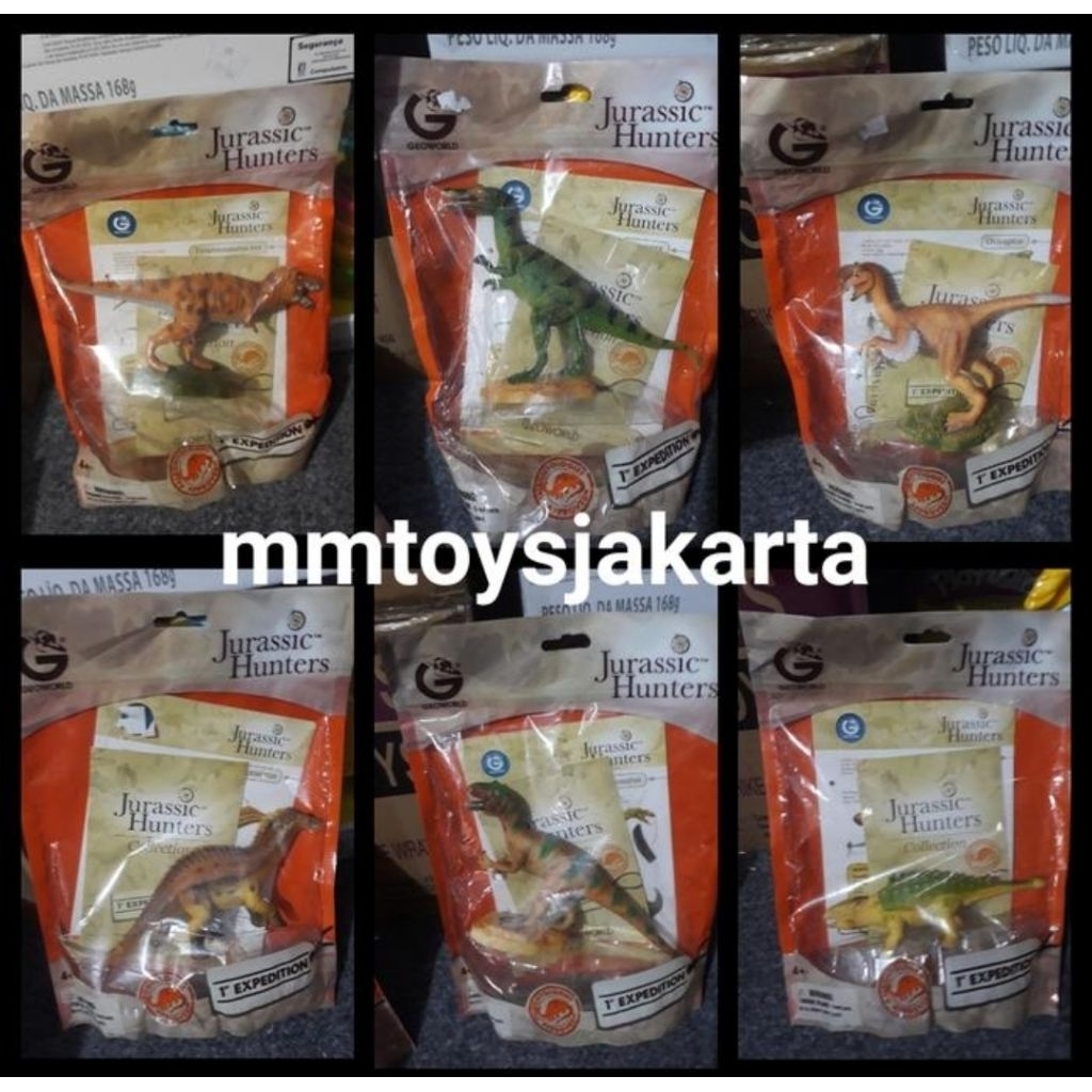 Figure dinosaurus jurassic hunters original geoworld