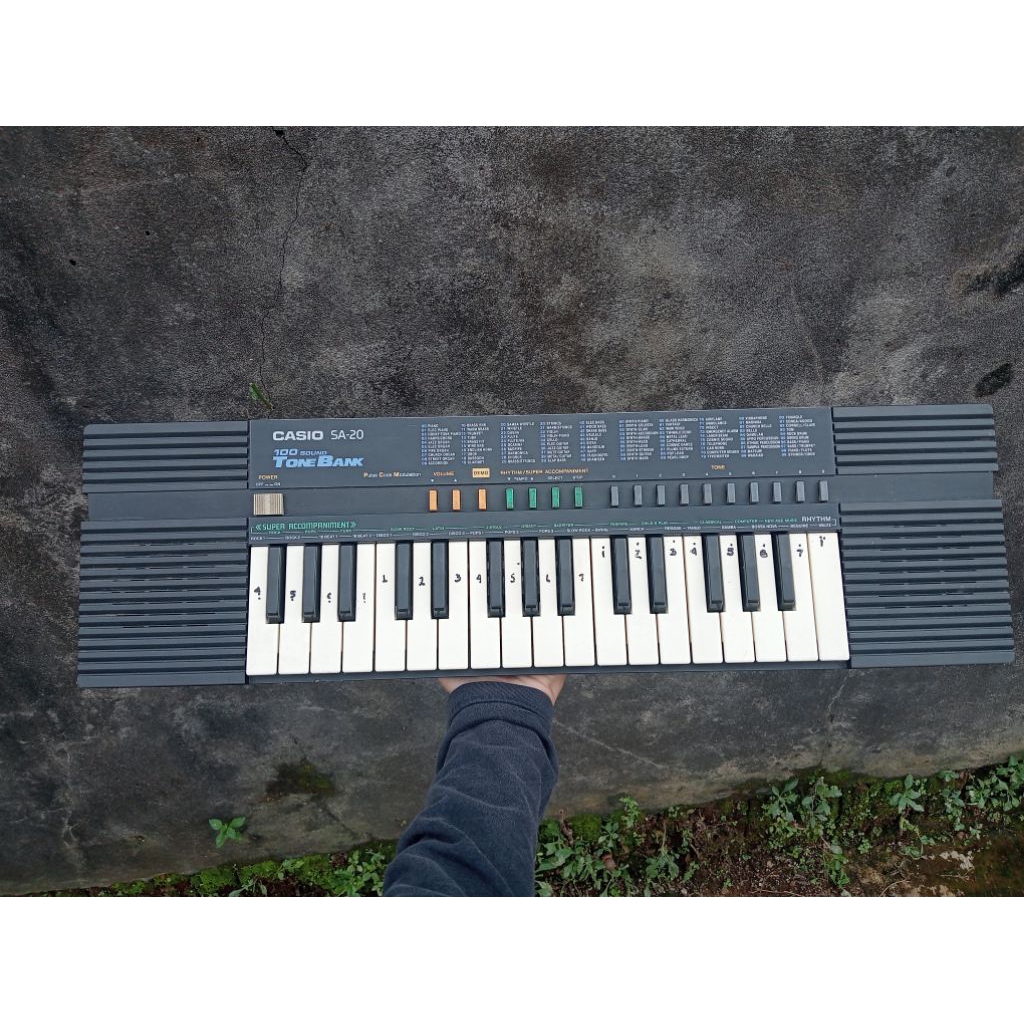 Piano Casio Sa 20 Tone Bank