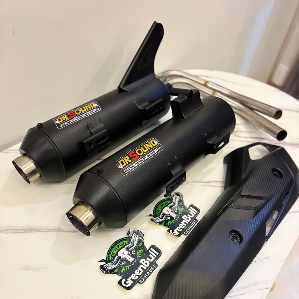 Knalpot DR Sound Copy CMS PNP Vario 125 new Vario 160 Beat deluxe Beat fi esp Beat karbu Vario 125 b