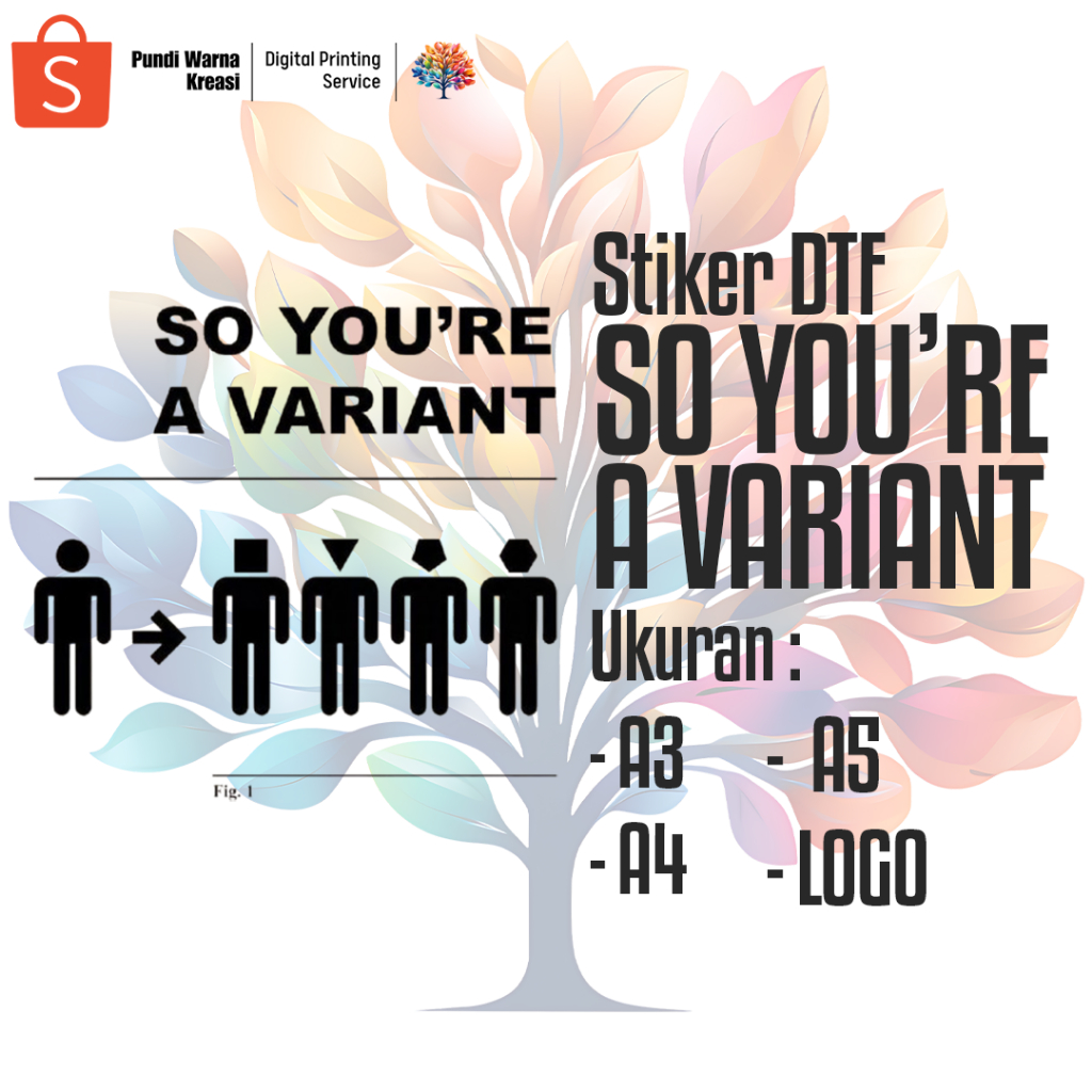 

Stiker DTF Marvel - So You're a Variant (A3,A4,A5,LOGO)
