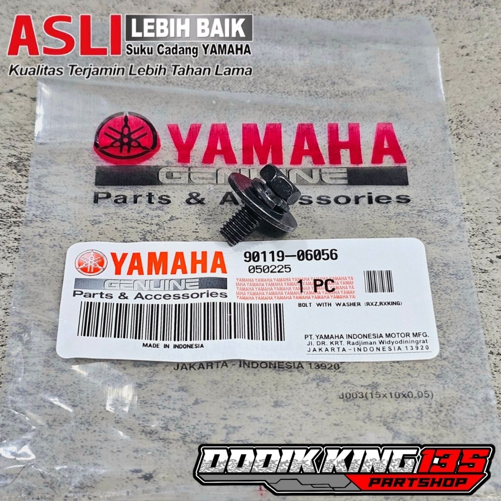 BAUT SPAKBOR BELAKANG KOLONG TENGAH RX KING RXK RXS ORIGINAL YAMAHA | 90119-06056