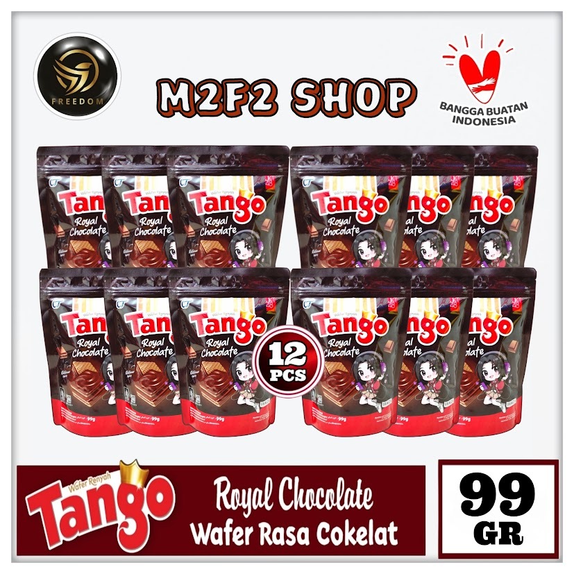 

Tango Wafer Royal Chocolate BITE SIZE | Krim Cokelat Pouch - 99 gr (Kemasan 12 Pcs)