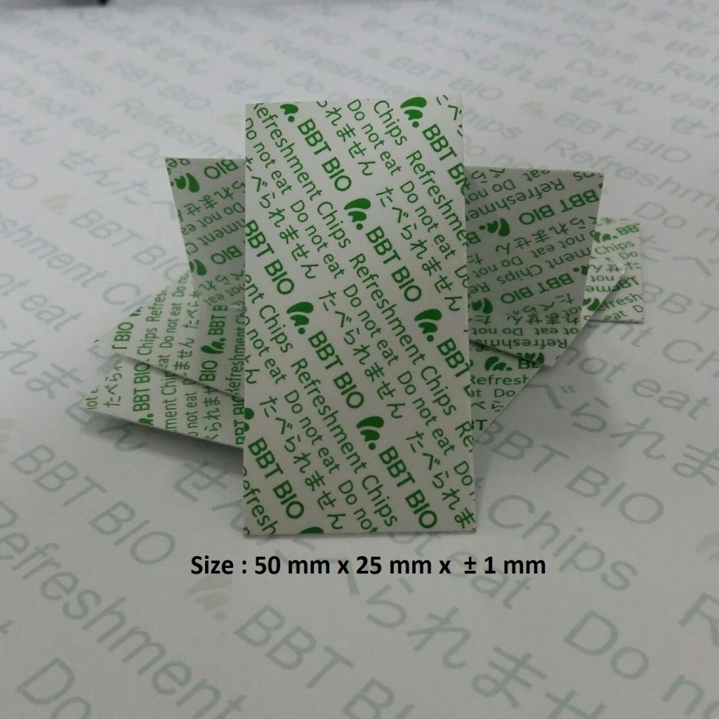 

( 100 Pcs ) Pengawet Makanan REFRESHMENT CHIPS BBT BIO