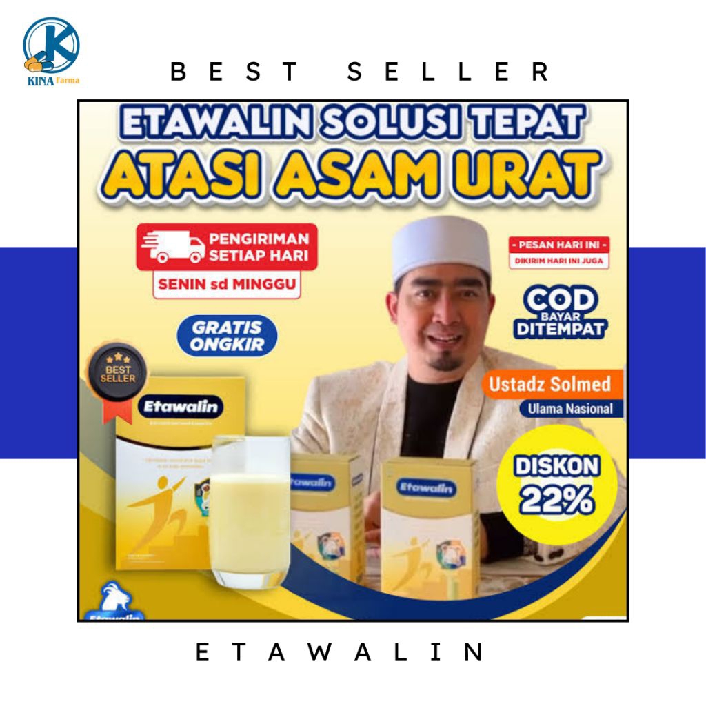

Ｅｔａｗａｌｉｎ Susu Kambing Etawa Atasi Asam Urat Rheumatik Kebas dan Pegal Linu Halal BPOM