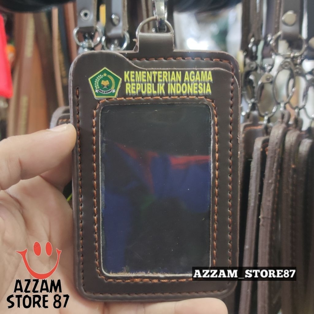 

ID Card Holder Tali Lanyard Name Tag Logo KEMENTERIAN AGAMA RI