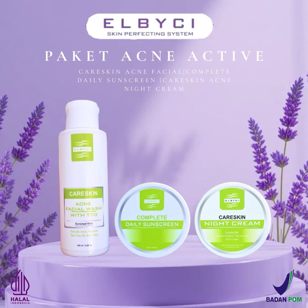 ELBYCI PAKET ACNE ACTIVE JERAWAT BRUNTUS
