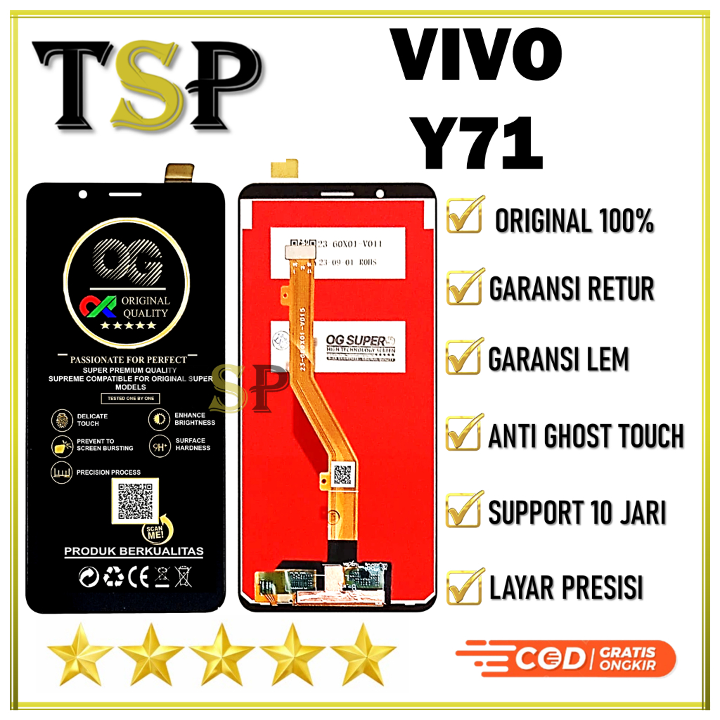 【Original 100%】LCD VIVO Y71  LCD TOUCHSCREEN ORIGINAL 100% HIGH QUALITY
