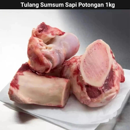 

Tulang Sumsum Sapi Potongan 1kg