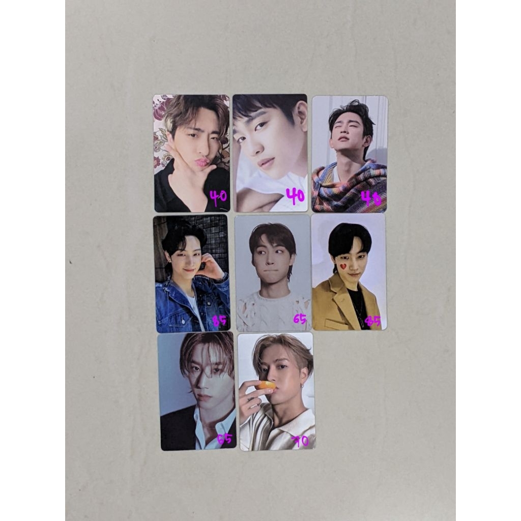 photo card / trading card got7 nestfest mark tuan, youngjae