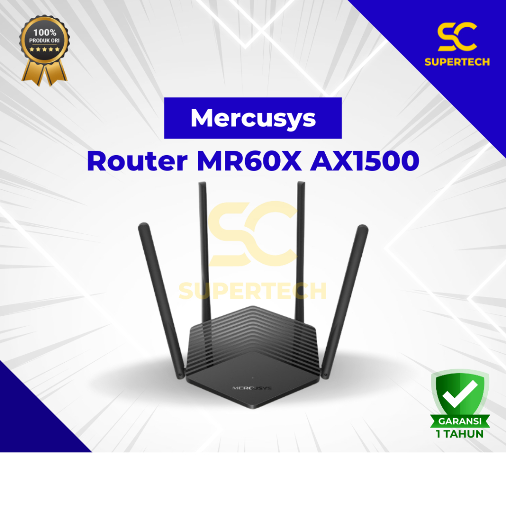 MERCUSYS Router Mercusys MR60X AX1500 Dual-Band Wi-Fi 6 TP-link