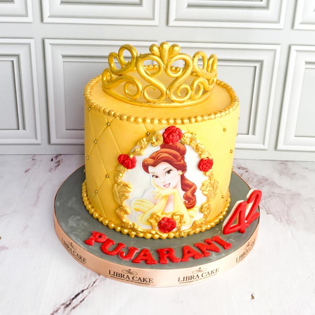 

Kue Ulang Tahun/Birthday Cake/Kue Ultah tema Belle/Kue Princess Belle/Kue Birthday Jakarta