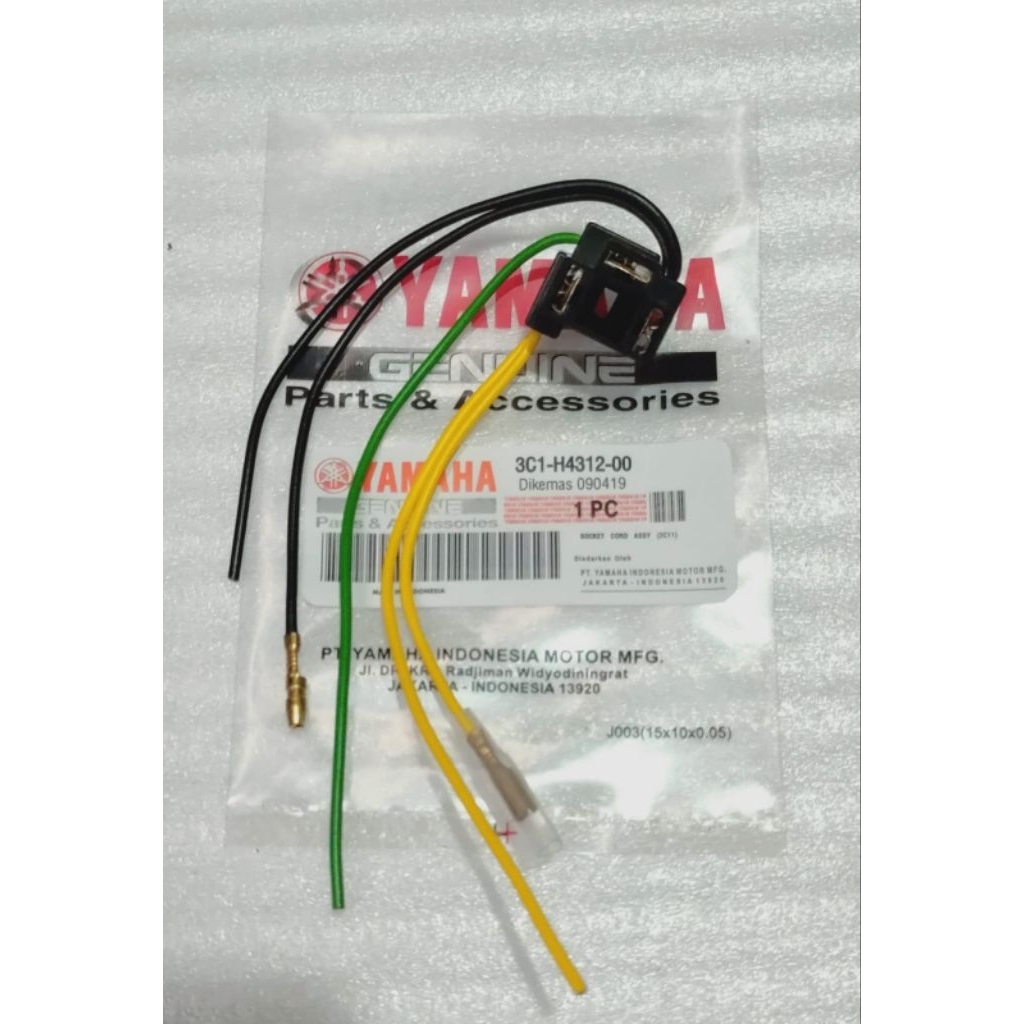 FITING LAMPU DEPAN VIXION SOKET LAMPU VIXION 3C1 FITING LAMPU DEPAN VIXION