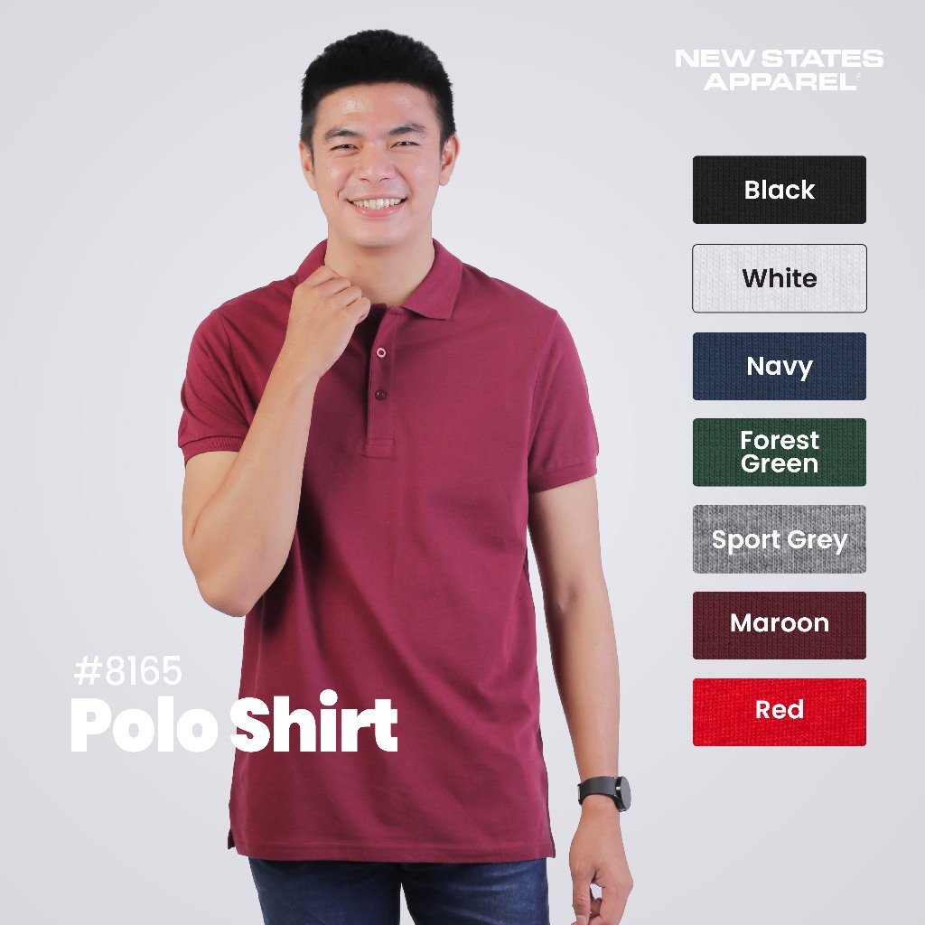 New States Apparel Premium Polo Shrit 8165