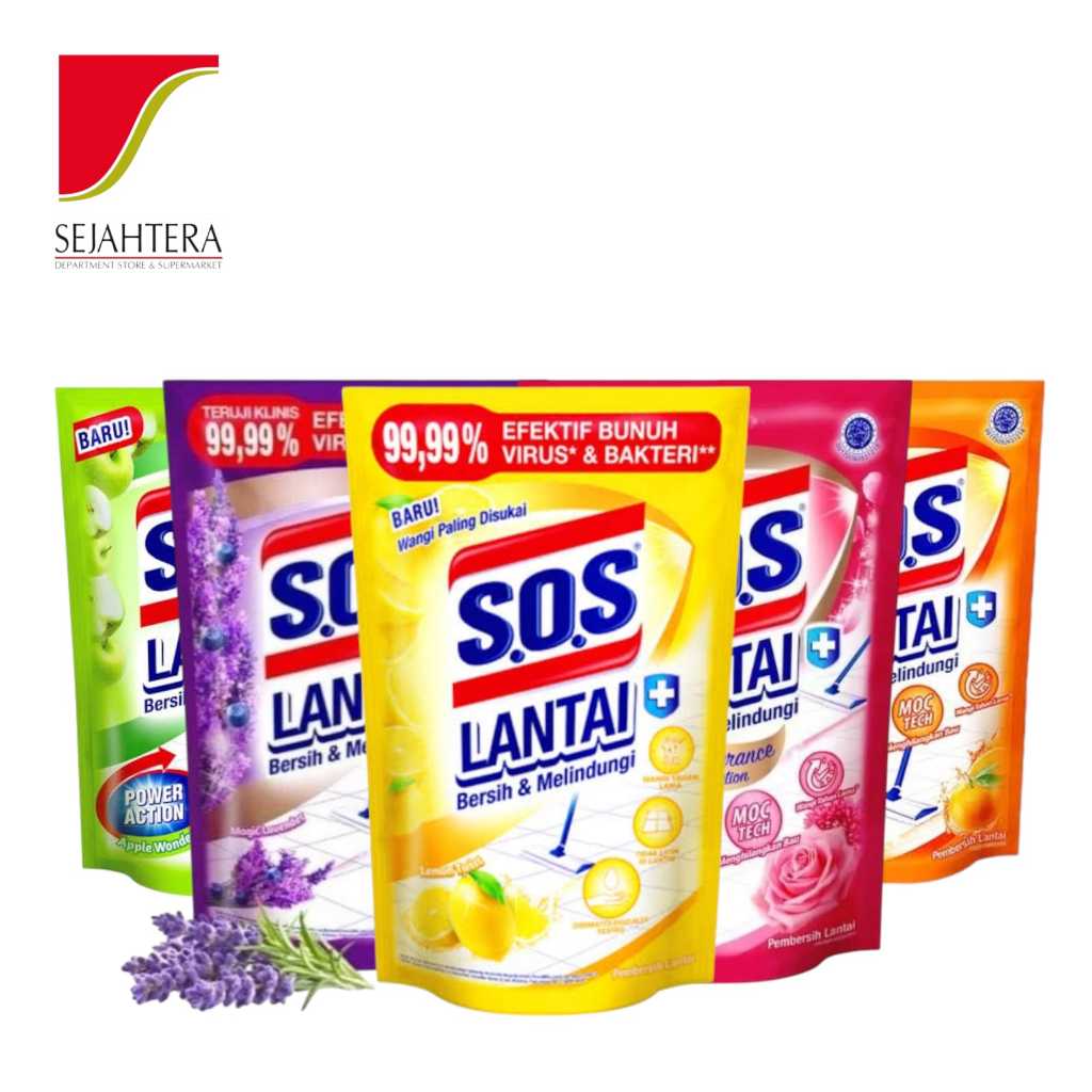 SOS LANTAI BERSIH & MELINDUNGI 325ml/375ml