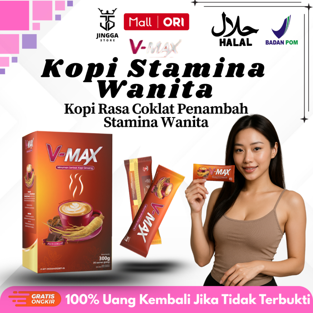 

KOPI STAMlNA WANlTA - COFFEE RASA COKLAT PENAMBAH GAlRAH BPOM