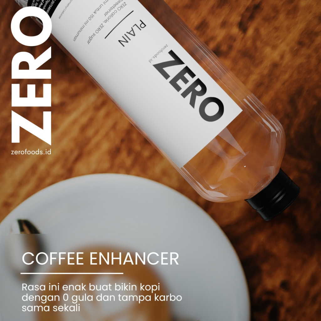 

Zero syrup Coffee Enhacers - Pemanis Tanpa Gula, Zero Kalori, Rasa Lebih Baik dari Stevia