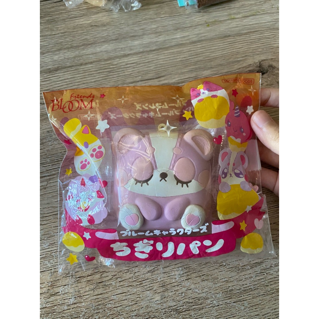 IBLOOM SALES CHIGIRI HARAJUKU BEAR SQUISHY PURPLE CRACKS