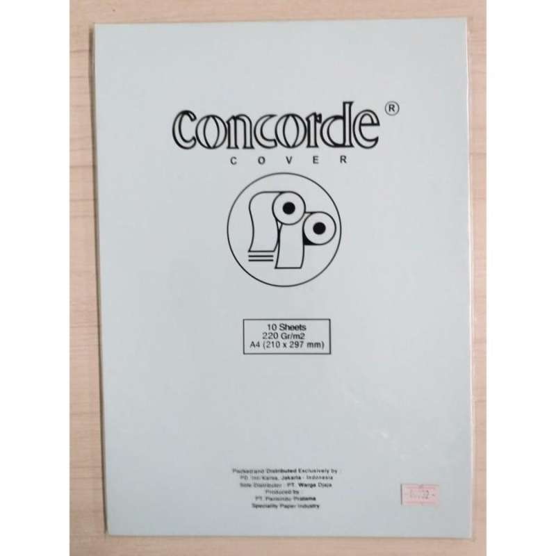 

CONCORDE KERTAS 90 GR A4 C 80201 PUTIH 20 LEMBAR | 220 GR A4 80230 PUTIH 10 LEMBAR