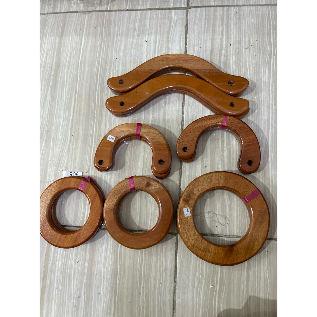 handel kayu/ handel tas rajut