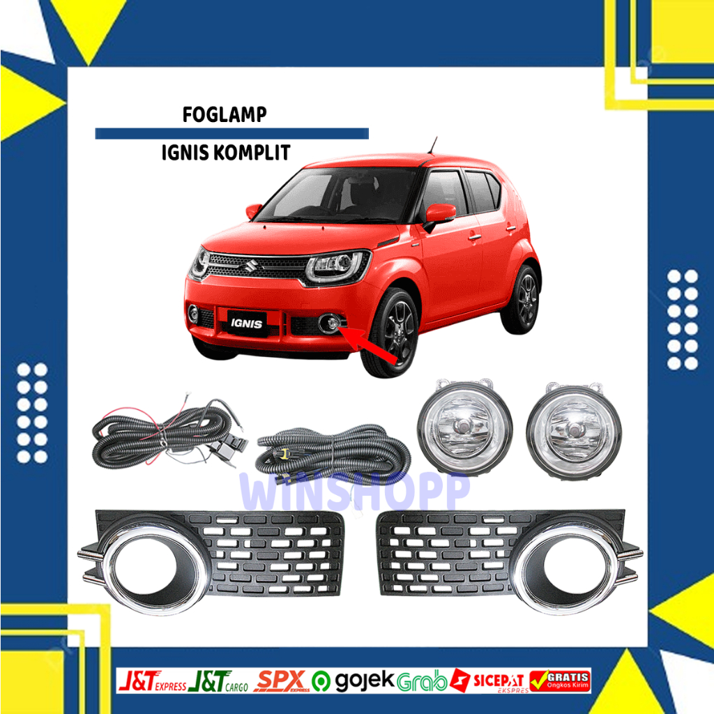 FOG LAMP FOGLAMP IGNIS KOMPLIT