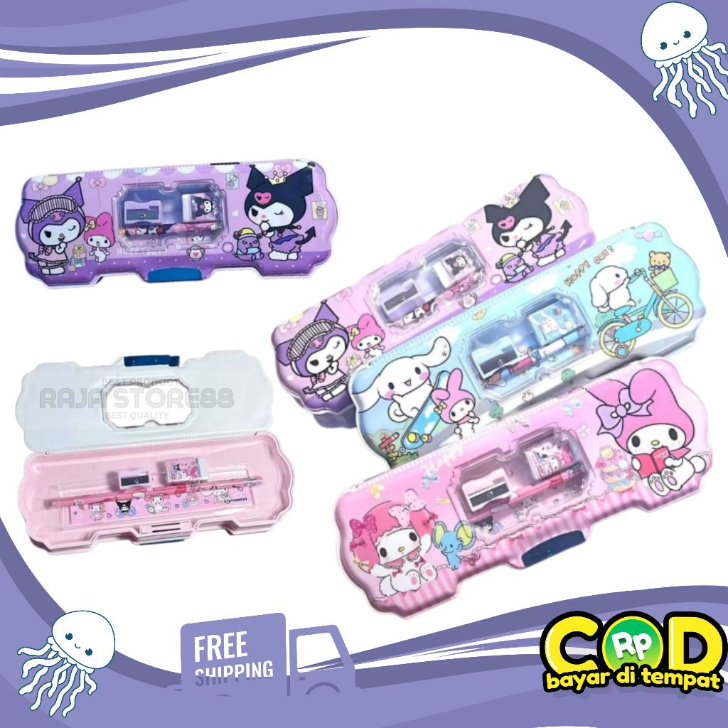 

KOTAK PENSIL Magnet 2sisi Tempat Pensil Anak