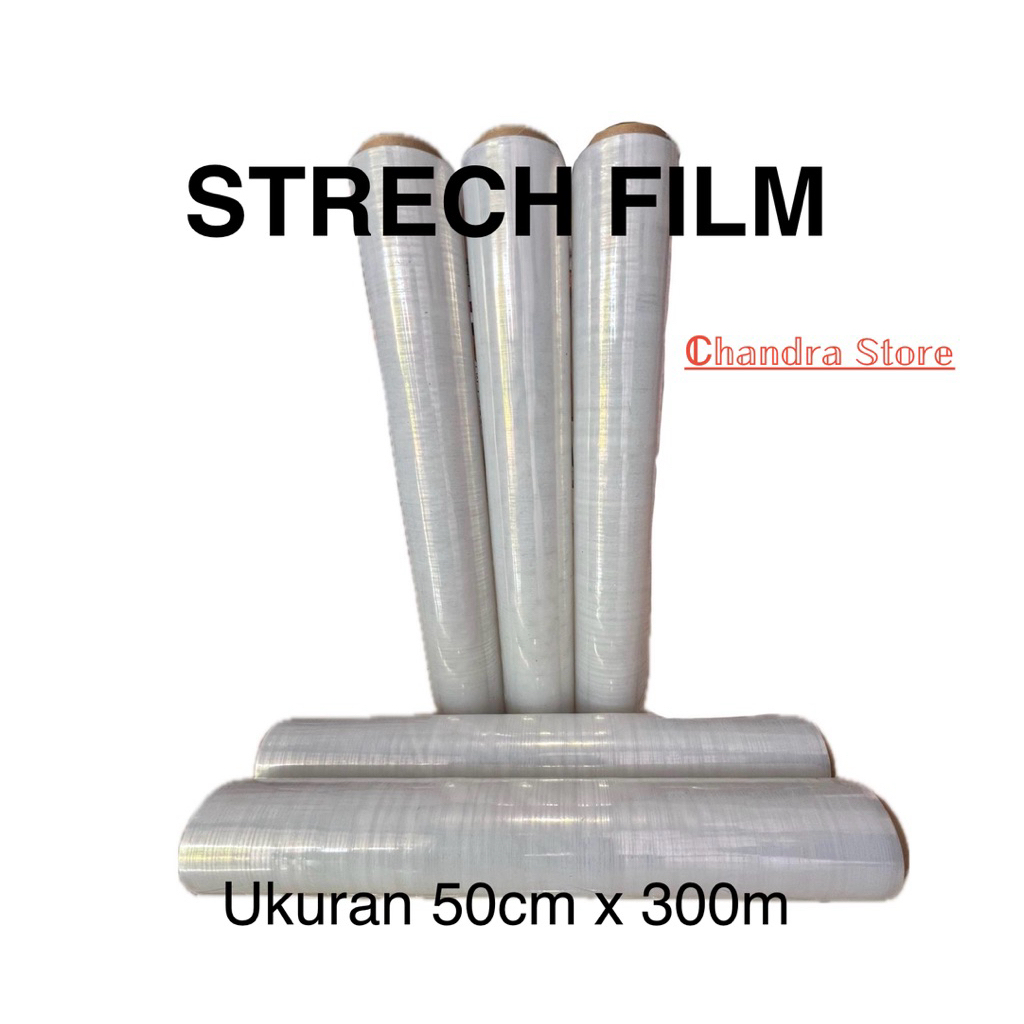 

Strech Film / Plastik Wrapping / Roll Ukuran 50cm X 300m