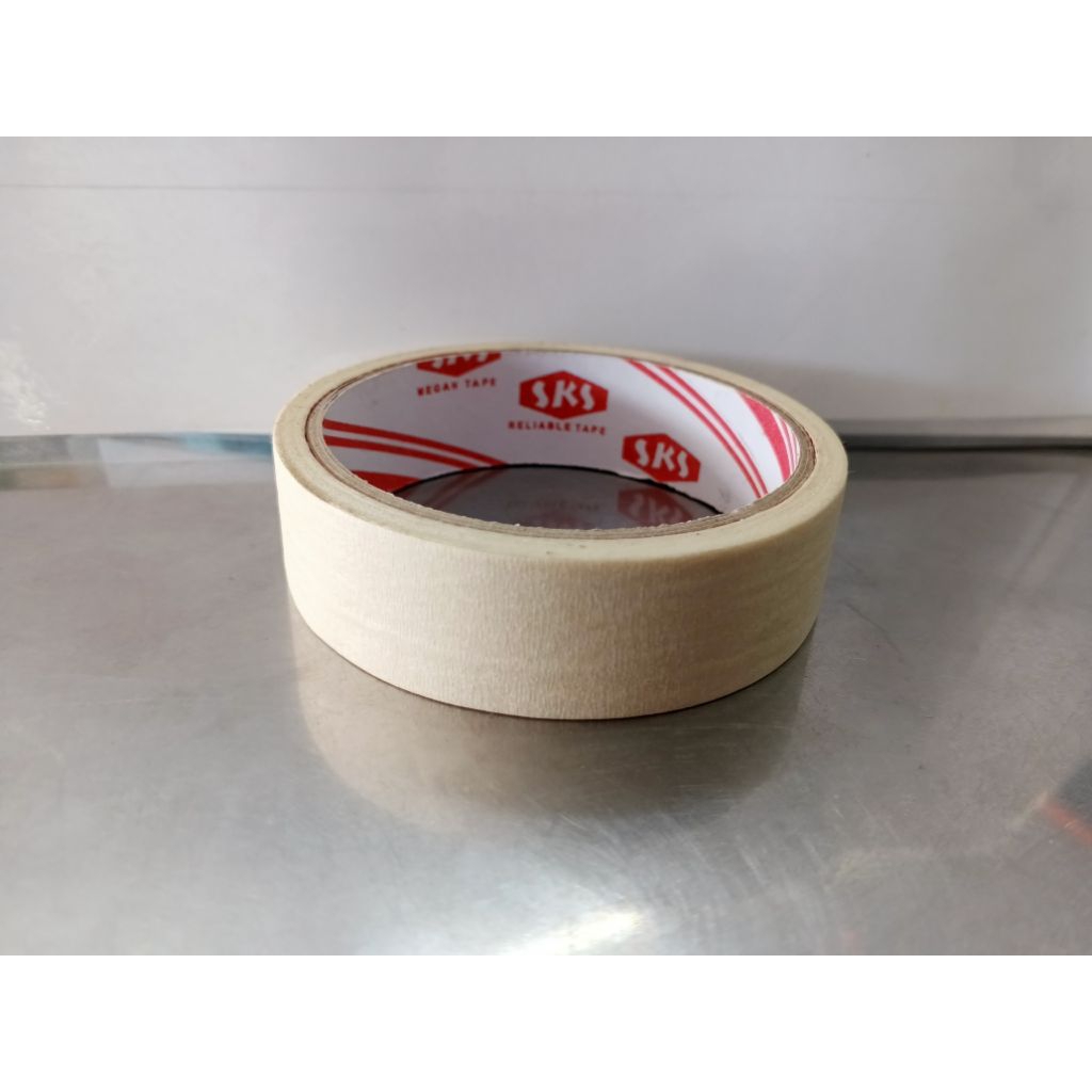 

Masking Tape / Lakban Kertas 24mm - SkS tape