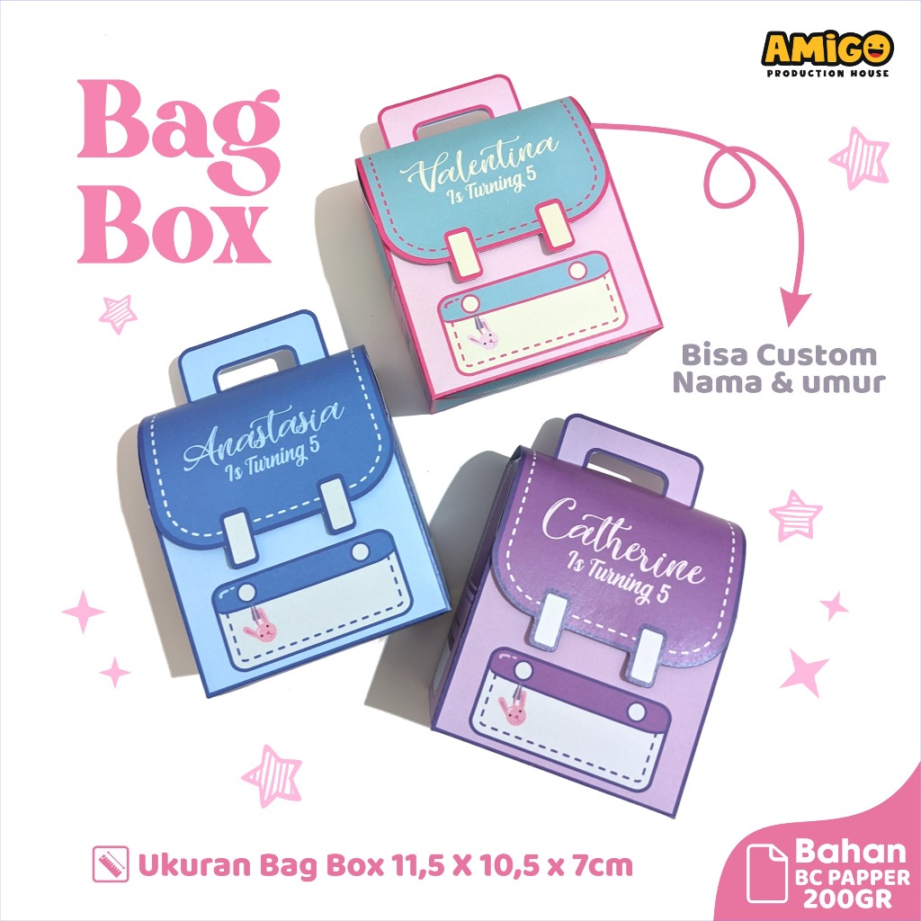 

Gable Box Birthday Gift Box (ONLY BOX) Snack Box (ULTAH) Graduation Annyversary Box Hampers Birthday