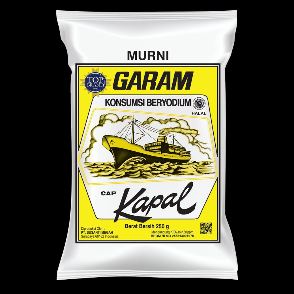 

garam cap kapal 250grm