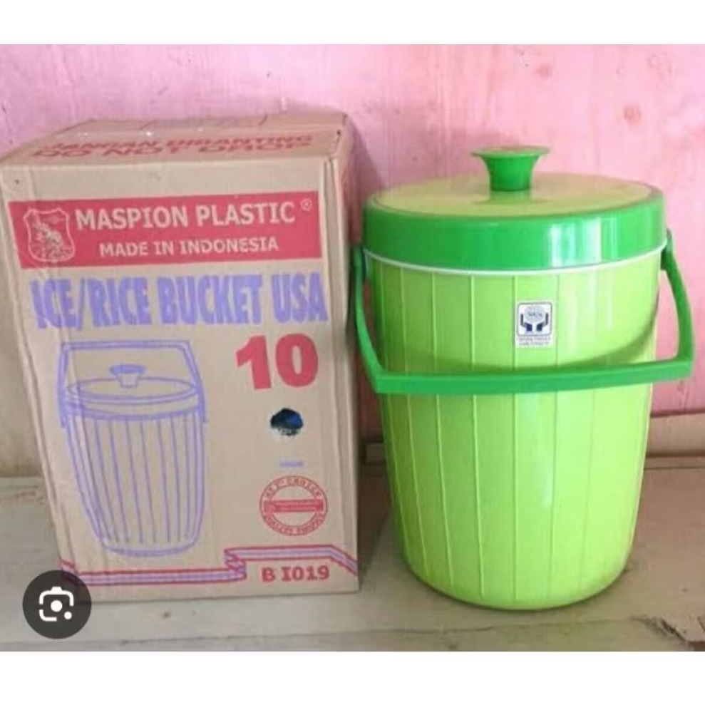 Ricebucket Maspion termos nasi termos es 10 liter (takaran muat nasi ± 3 kilogram)