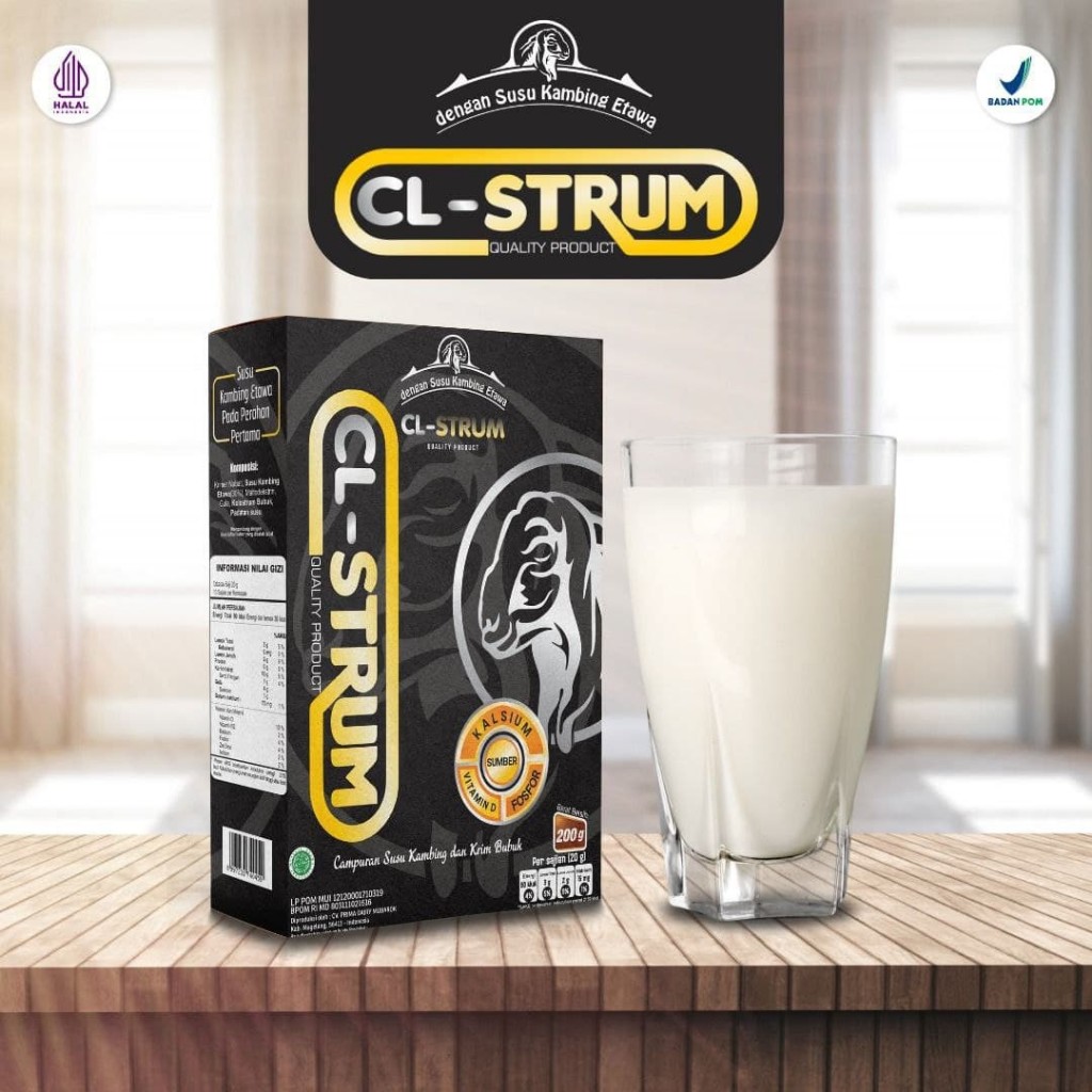 

CL-STRUM Susu Kambing Etawa Plus Herbal Penambah Nafsu Makan CLSTRUM