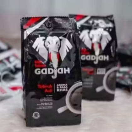 

KOPI TUBRUK GADJAH POUCH 138 G / KOPI HITAM TANPA GULA