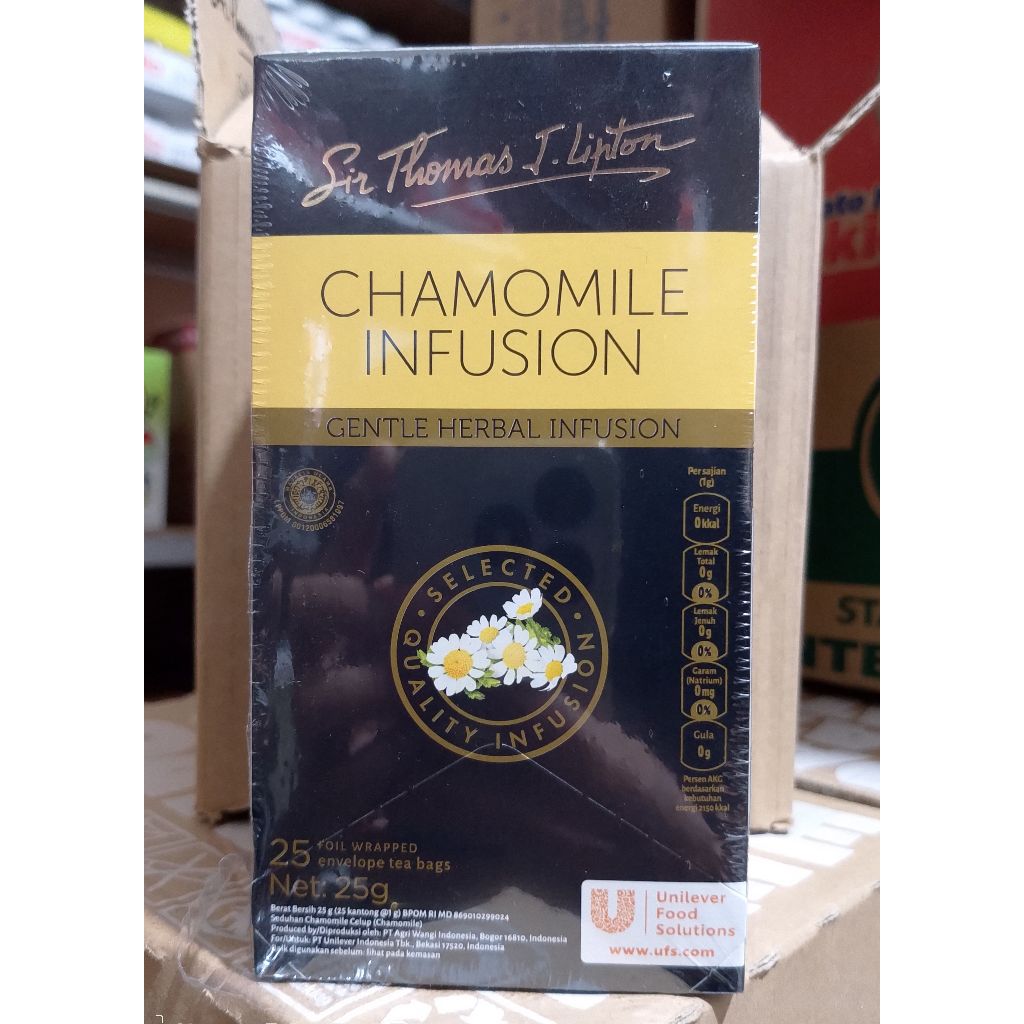 

Teh Lipton Chamomile Infusion STL 25 x 1 gram