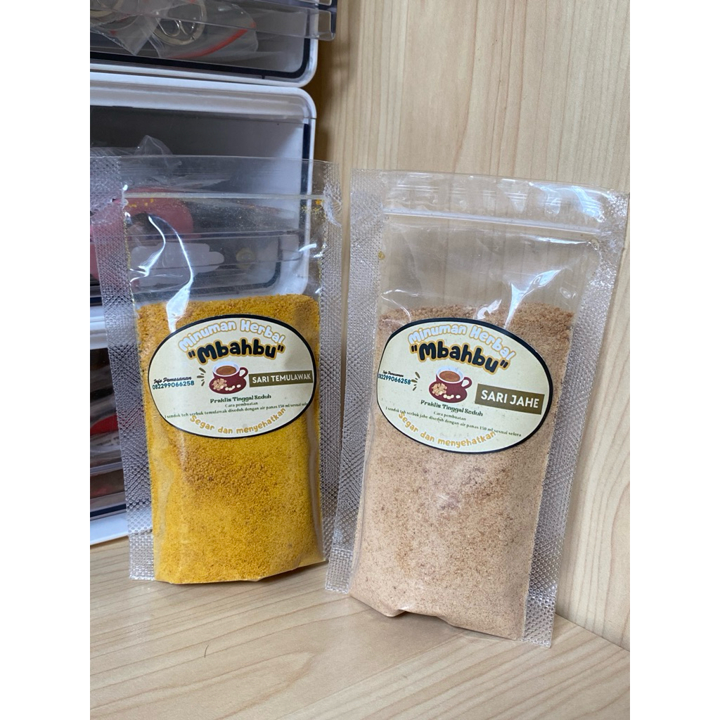 

Sari Temulawak & Sari Jahe - Minuman Herbal 100 gr