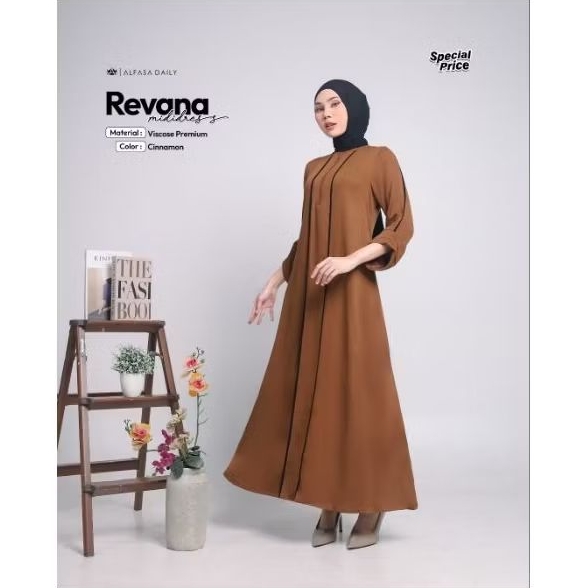 REVANA MIDI DRESS - ALFASA DAILY