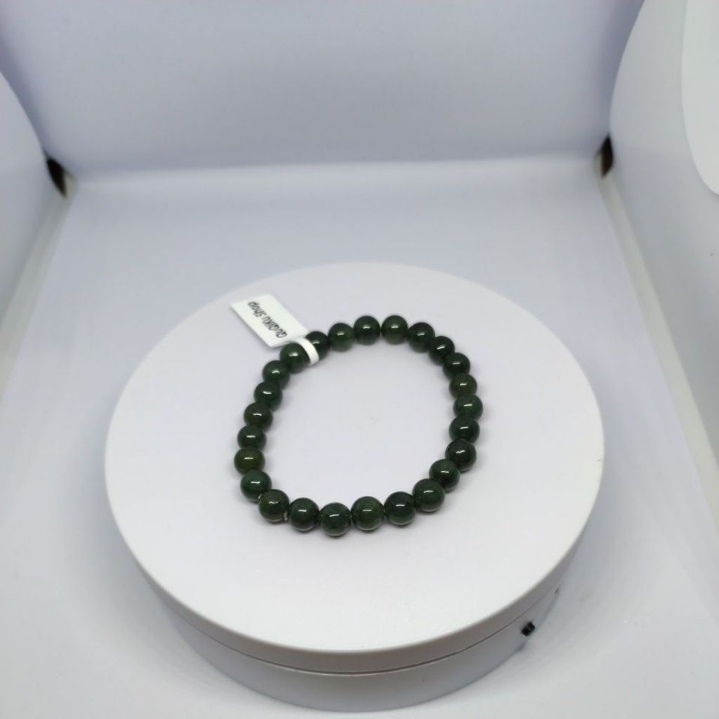 batu alam giok hijau tua