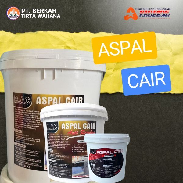 ASPAL CAIR BERKUALITAS TINGGI | TAHAN LAMA & MUDAH APLIKASIKAN UNTUK PERBAIKAN JALAN UKURAN 1KG